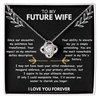 To My Future Wife - Love Knot - Gift Set - SLDDL0003 - Sunshine Letters Co